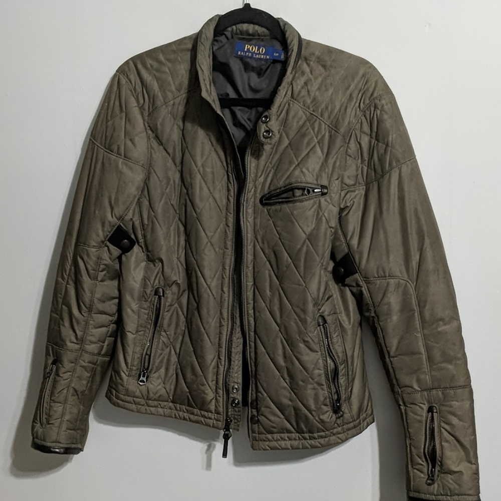 Polo Ralph Lauren sz S quilted jacket olive